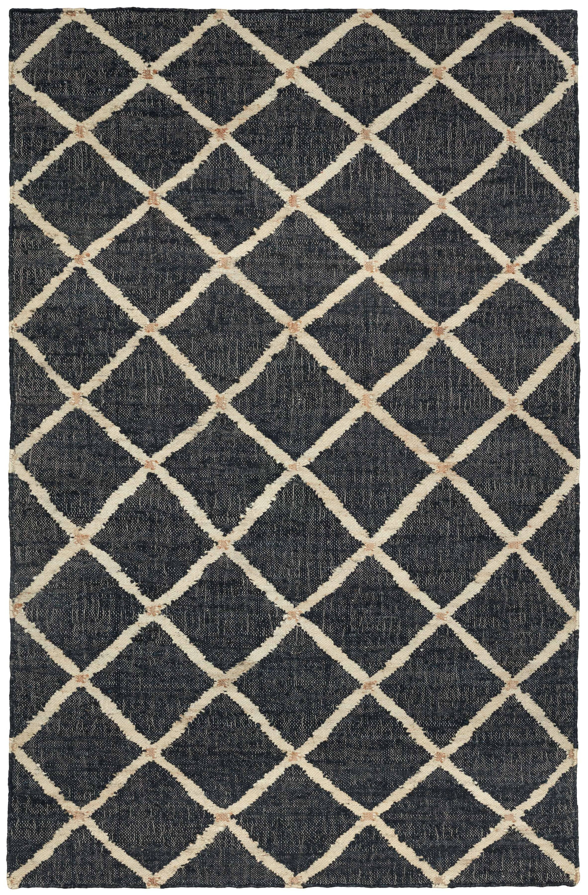 Kali Black Handwoven Jute Rug