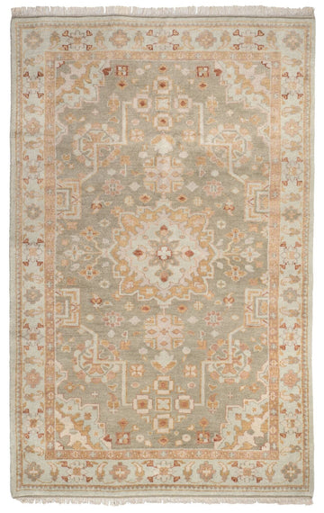 Kendra Sky Hand Knotted Wool Rug Rugs 
