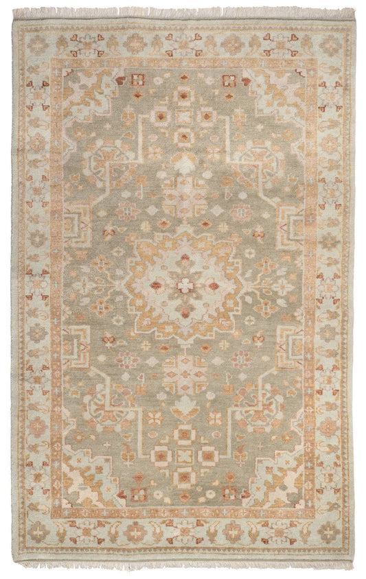Kendra Sky Hand Knotted Wool Rug Rugs 
