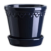 Kobenhavner Pot 16cm- Glazed Sapphire Blue Vases, Planters & Jars 