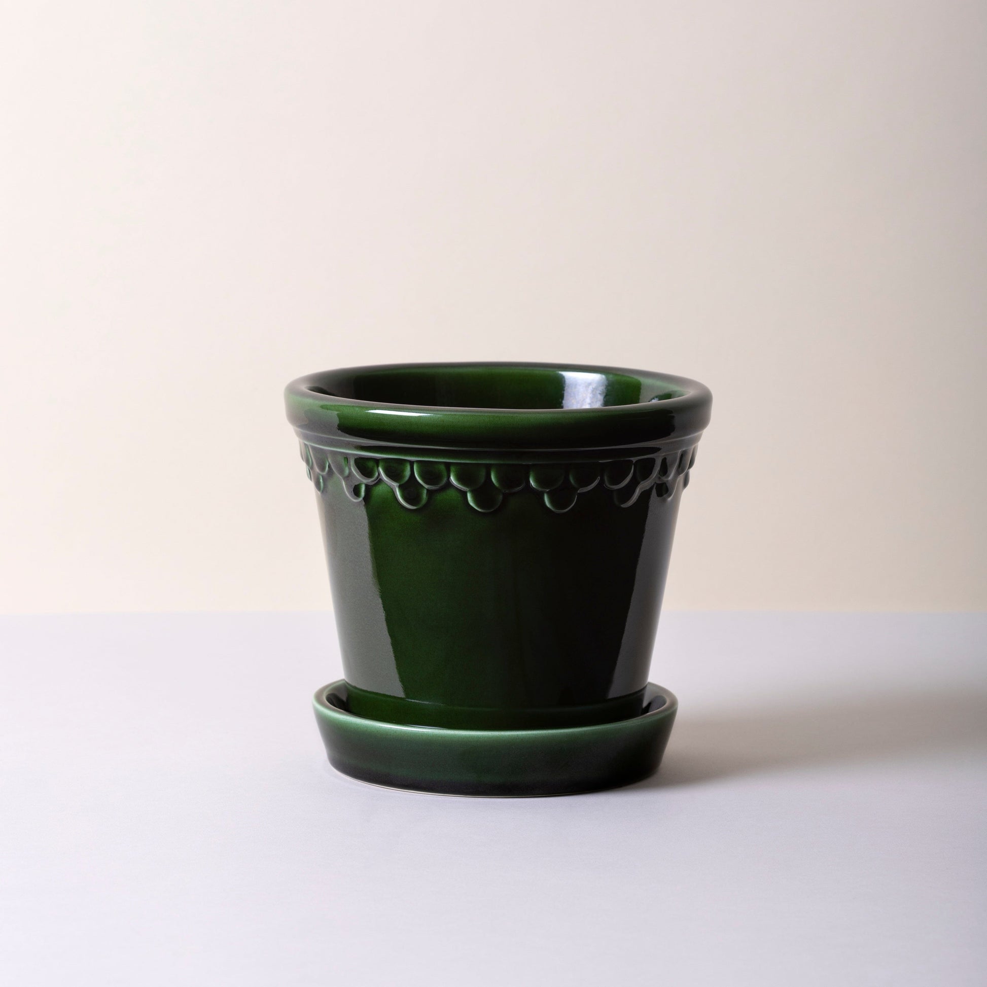 Kobenhavner Pot 18cm- Glazed Emerald Green Kitchen 