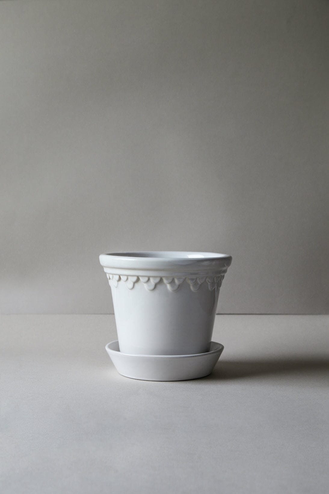 Kobenhavner- White Glazed Vases & Planters 