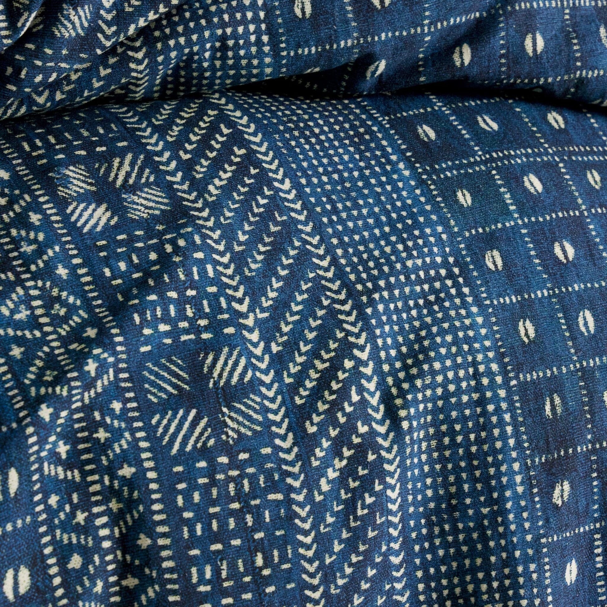 Kodi Batik Indigo Duvet Cover Duvet Cover 