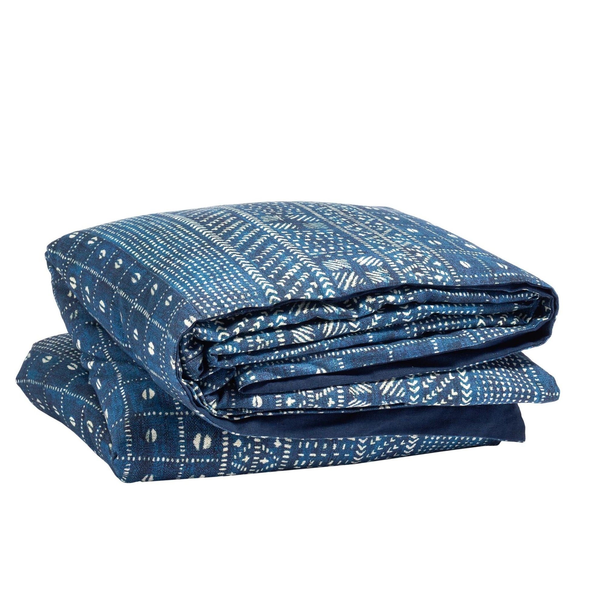 Kodi Batik Indigo Duvet Cover Duvet Cover 