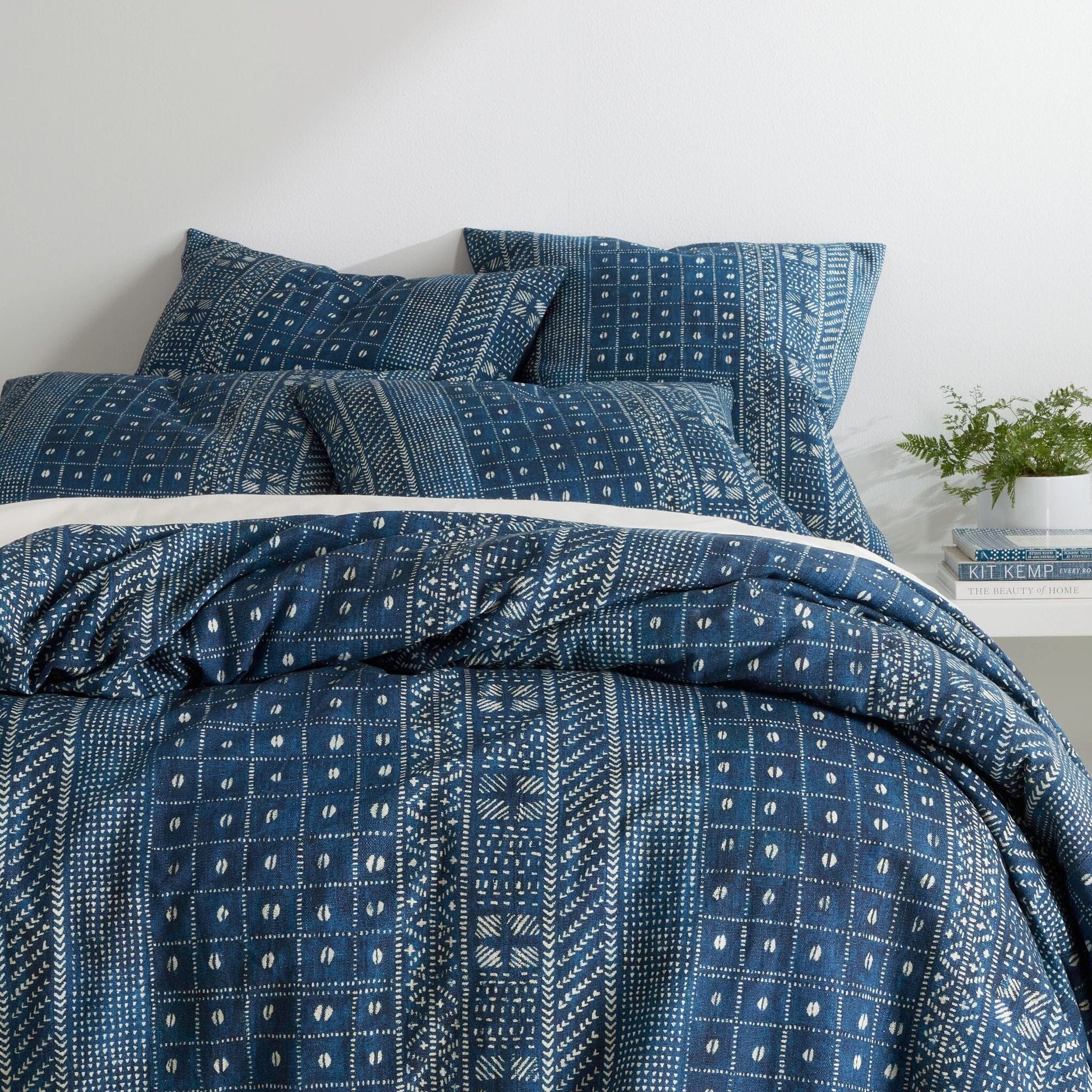Kodi Batik Indigo Sham Duvet Sham 