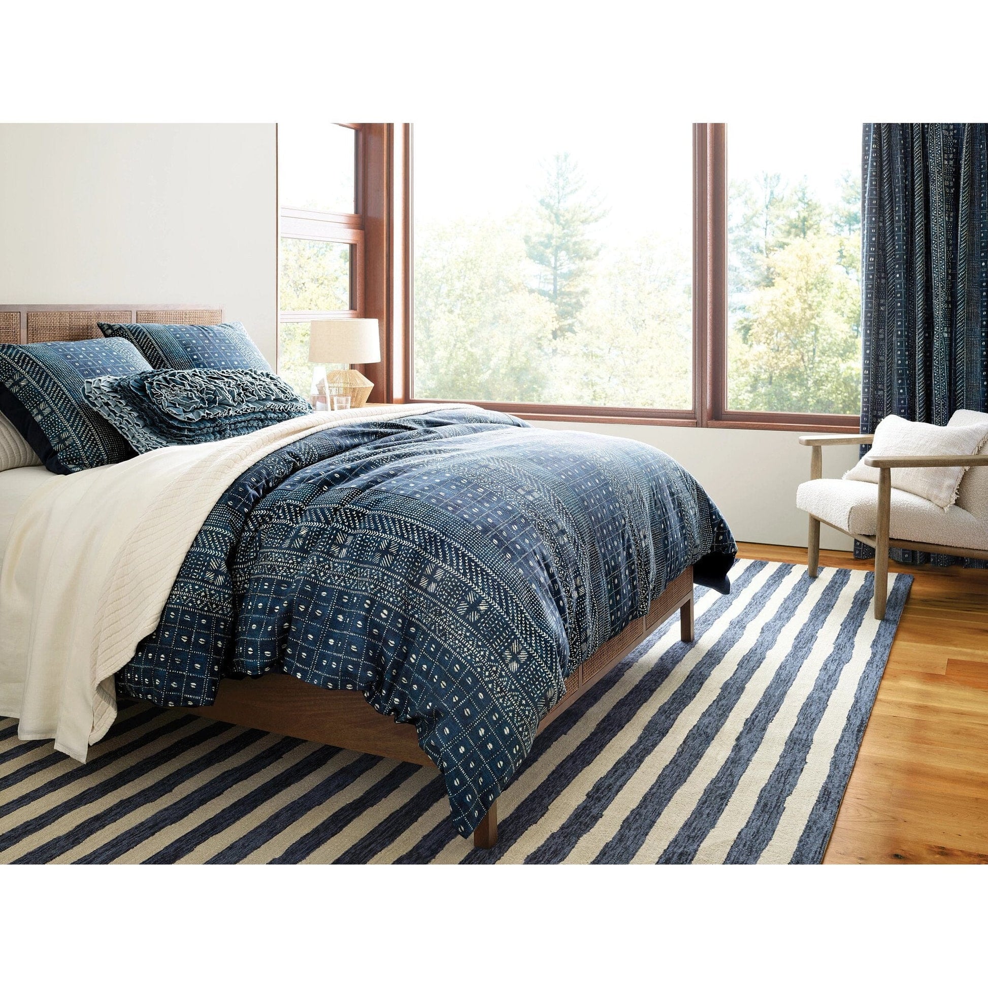 Kodi Batik Indigo Sham Duvet Sham 