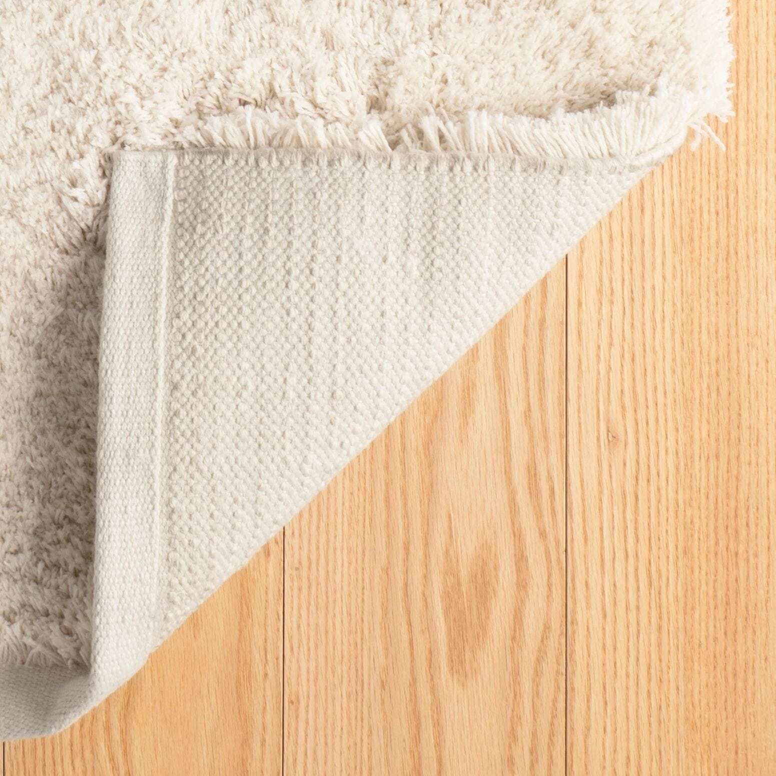 Kodiak Ivory Handwoven Microfiber Performance Rug Rugs 