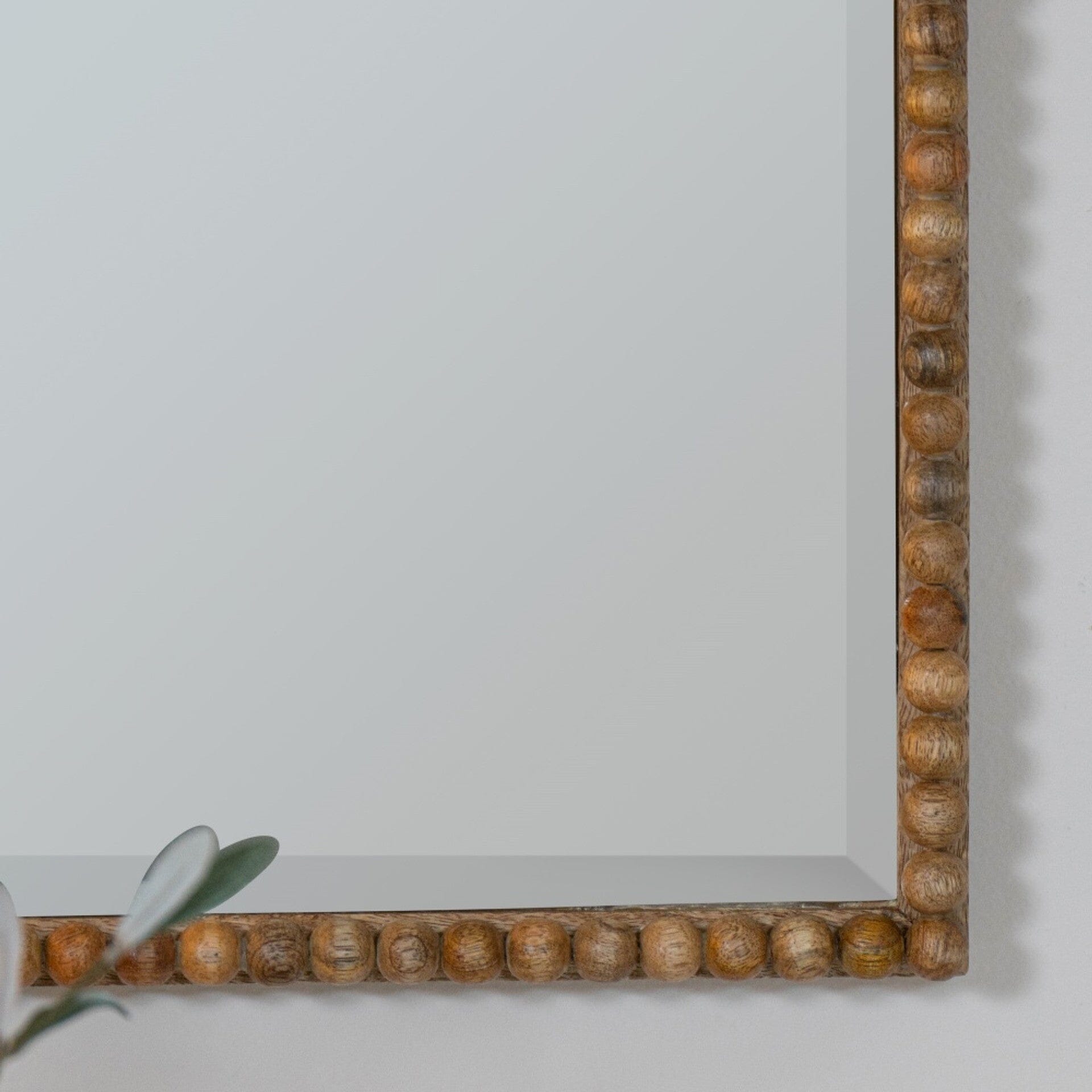 Lacey Rectangular Natural Mirror Mirrors 