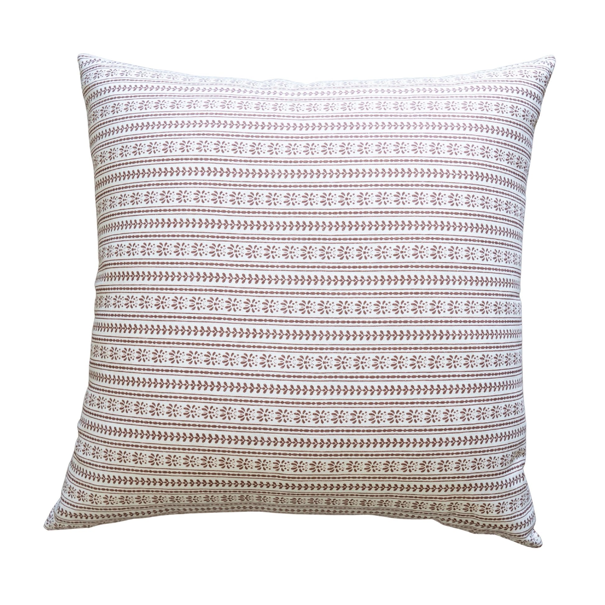 Lady Slipper- Cocoa 20" Pillows 