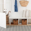 Lakeville Plaid Charcoal Handwoven Indoor/Outdoor Rug RUGS 