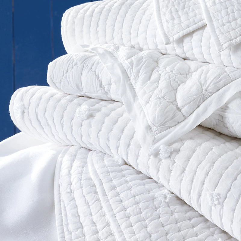 Lana Voile White Quilt Comforters, Quilts & Coverlets 