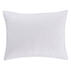 Lana Voile White Quilted Sham Shams & Pillowcases 