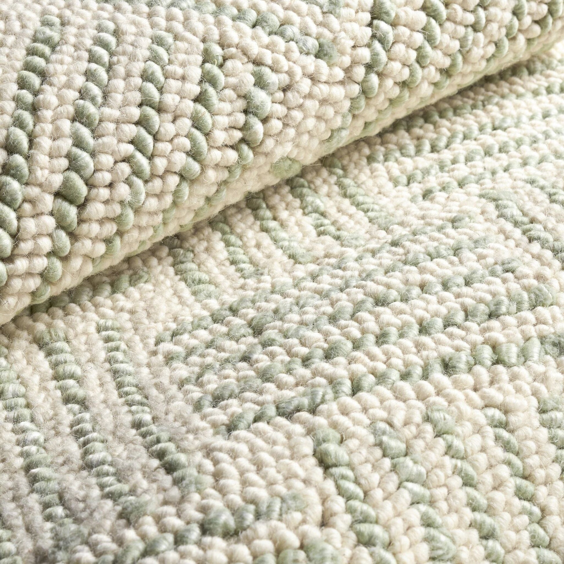 Layers Desert Sage Hand Hooked Wool Rug Rugs 