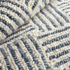 Layers Indigo Hand Hooked Wool Rug Rugs 