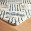 Layers Indigo Hand Hooked Wool Rug Rugs 