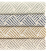 Layers Ochre Hand Hooked Wool Rug Rugs 