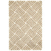 Layers Ochre Hand Hooked Wool Rug Rugs 