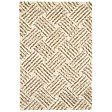 Layers Ochre Hand Hooked Wool Rug Rugs 