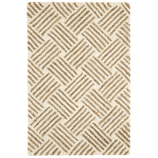 Layers Ochre Hand Hooked Wool Rug Rugs 