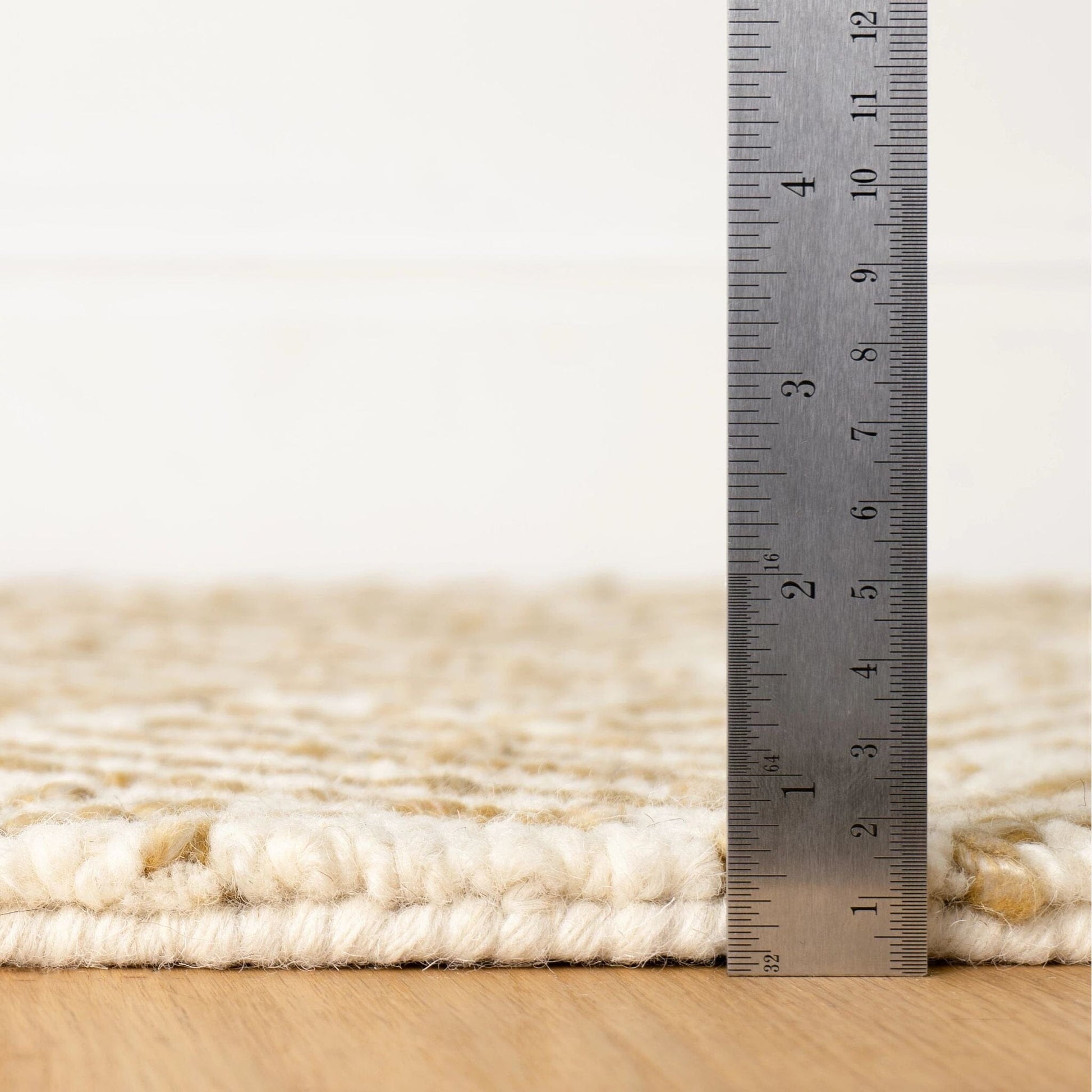 Layers Ochre Hand Hooked Wool Rug Rugs 
