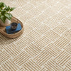 Layers Ochre Hand Hooked Wool Rug Rugs 