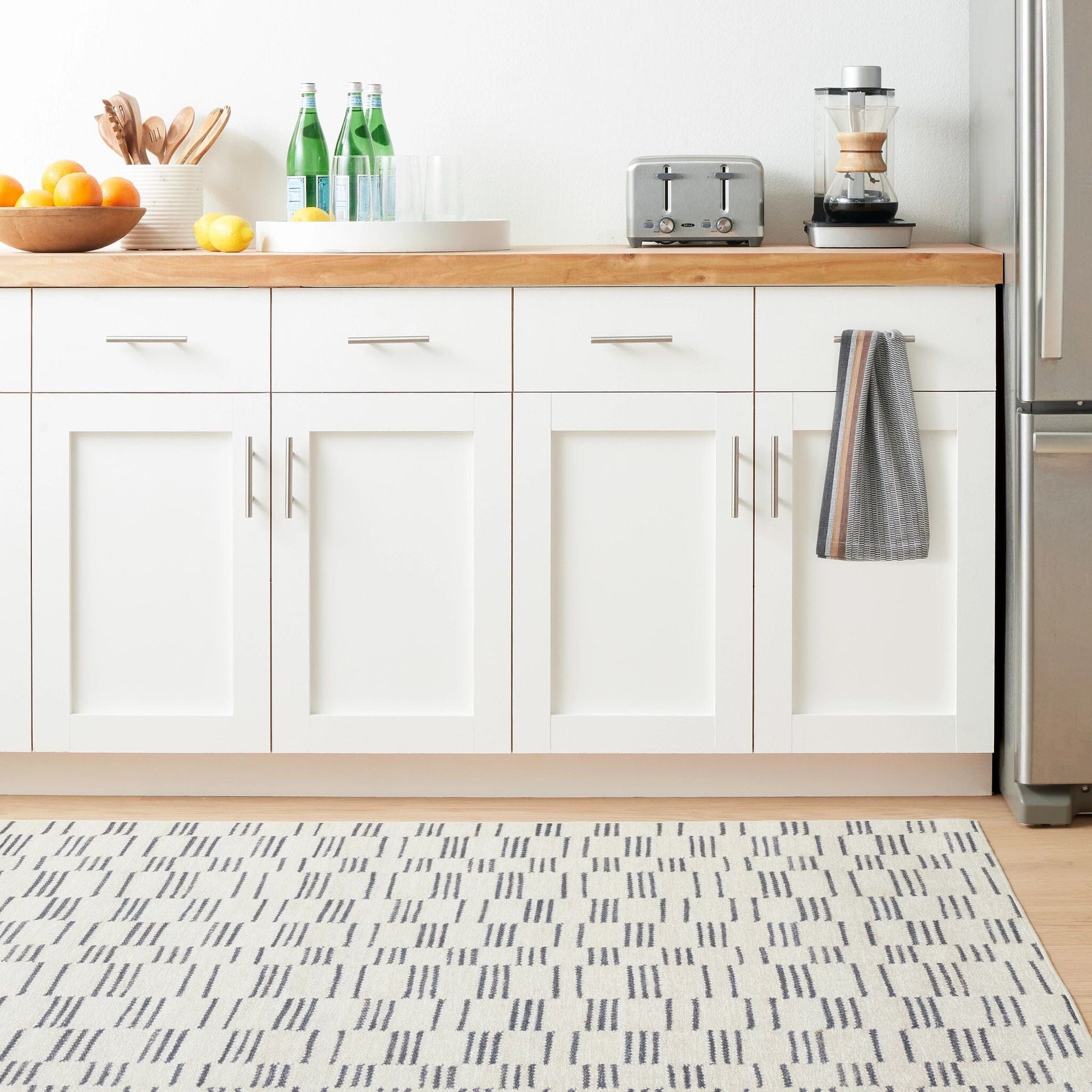 Leni Oatmeal Machine Washable Rug Machine Washable Rug 