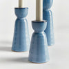 Libbey Taper Holder- Blue Objects & Accents 