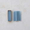 Light Blue Unscented Thin Taper Candles & Home Fragrance 