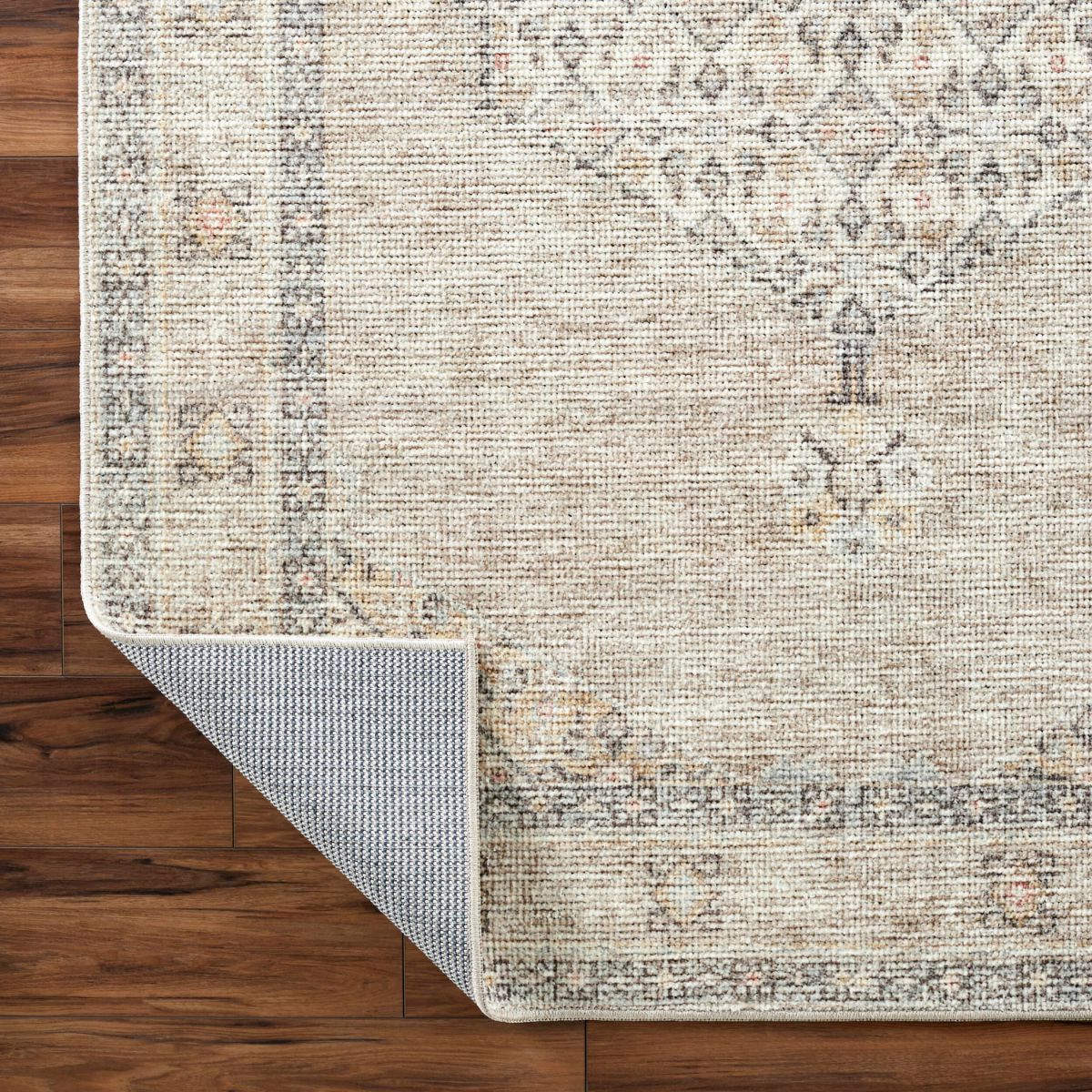 Lila Woven Rug - Light Gray Rugs 