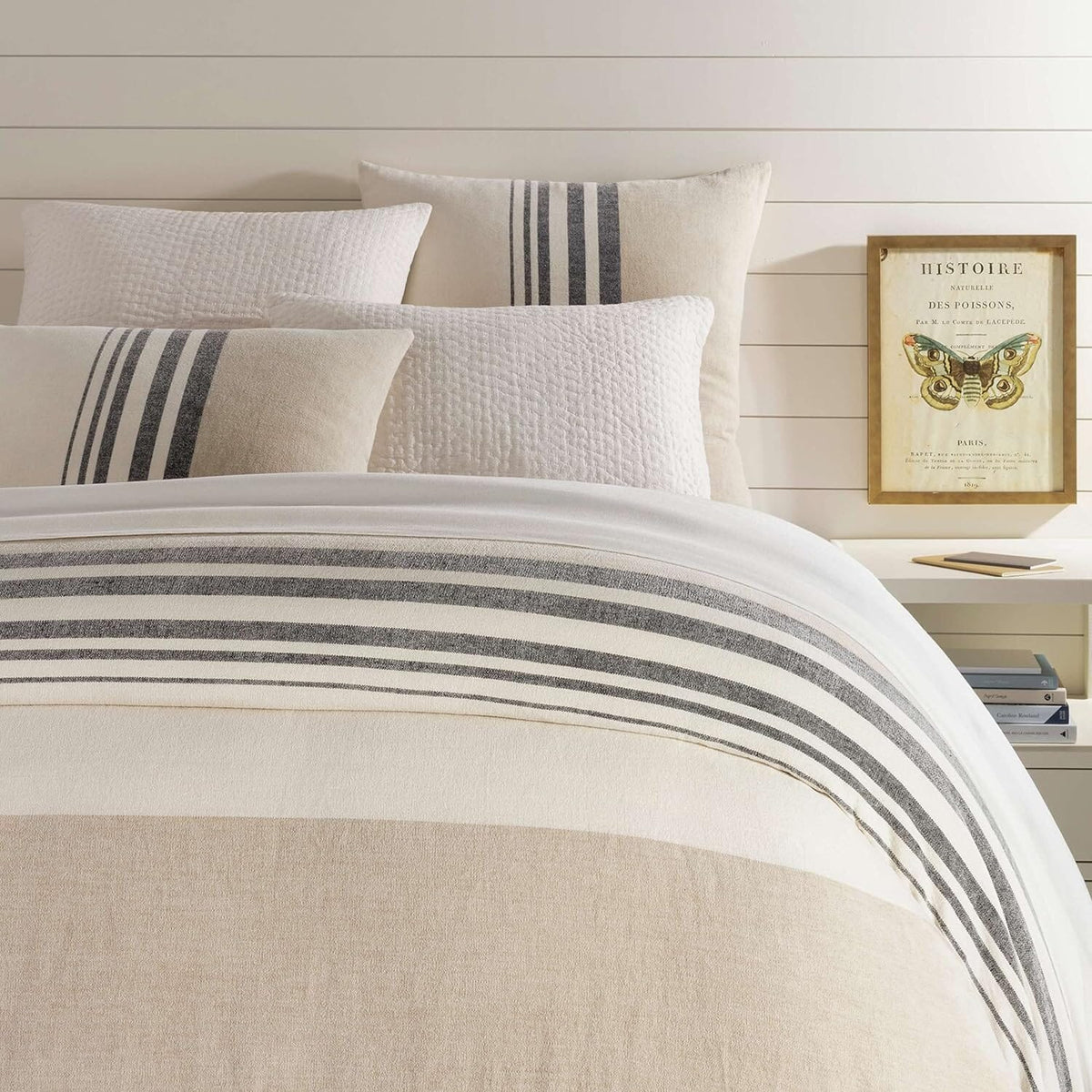 Linen Chenille Stripe Duvet Cover – Rainsford Company