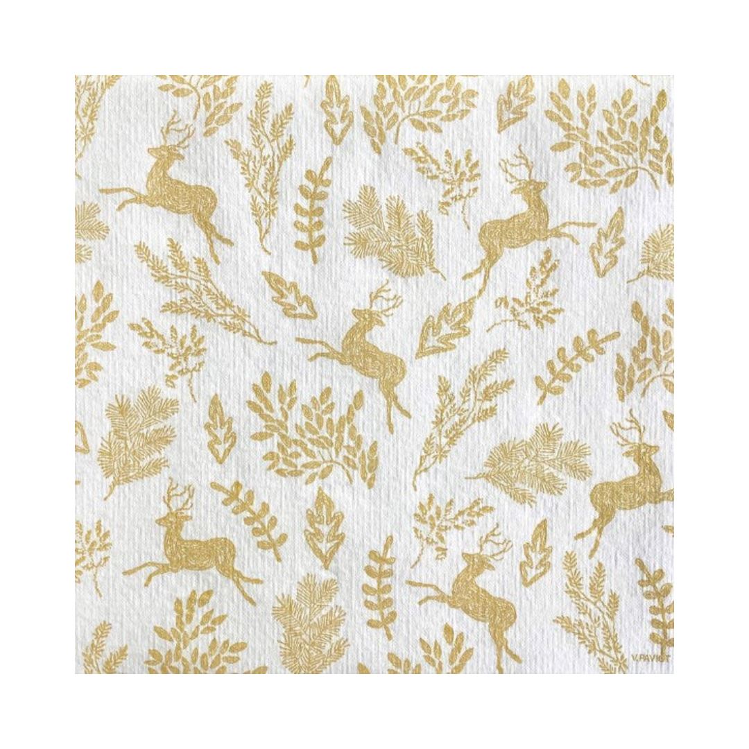 Little Forest - Paviot Dinner Napkins Linens 