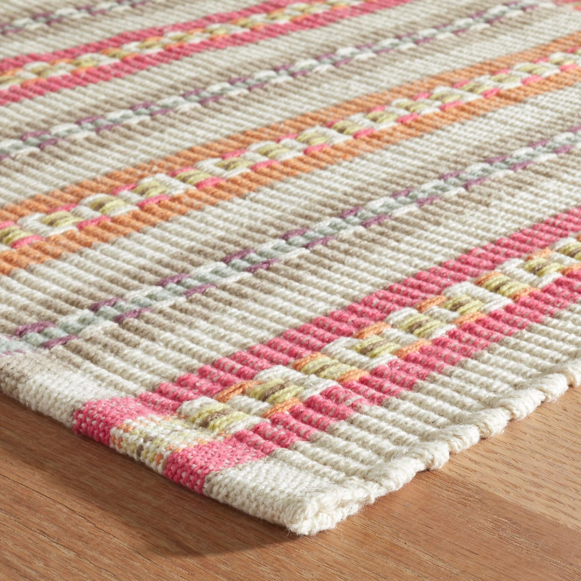 Long Slade Spice Handwoven Cotton Rug Rugs 