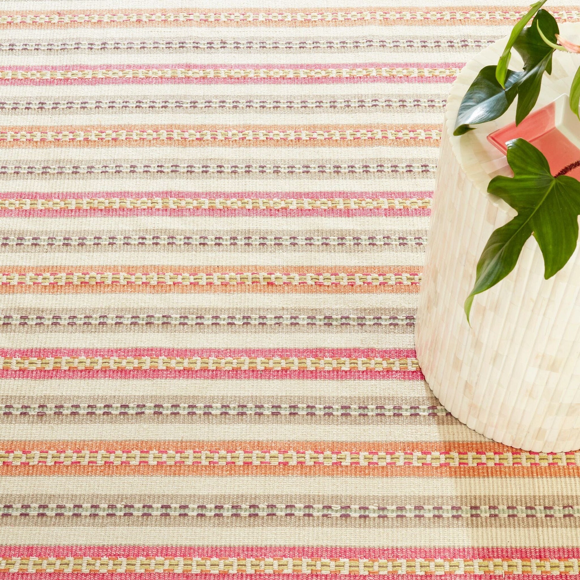 Long Slade Spice Handwoven Cotton Rug Rugs 