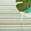 Long Slade Teal Handwoven Cotton Rug Rugs 