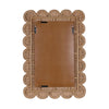 Lou Scalloped Rattan Mirror Mirrors 