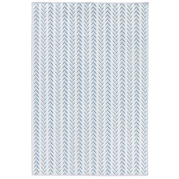 Lowell Blue Machine Washable Rug RUGS 