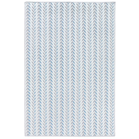 Lowell Blue Machine Washable Rug RUGS 