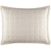 Lush Linen Natural Puff Sham Quilted Sham 