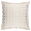 Lush Linen Natural Puff Sham Quilted Sham 