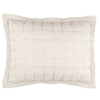 Lush Linen Natural Puff Sham Quilted Sham 