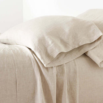 Lush Linen Natural Sham Pillowcases & Shams 