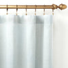 Lush Linen Sky Curtain Panel Curtain Panel 