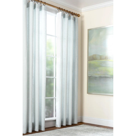 Lush Linen Sky Curtain Panel Curtain Panel 