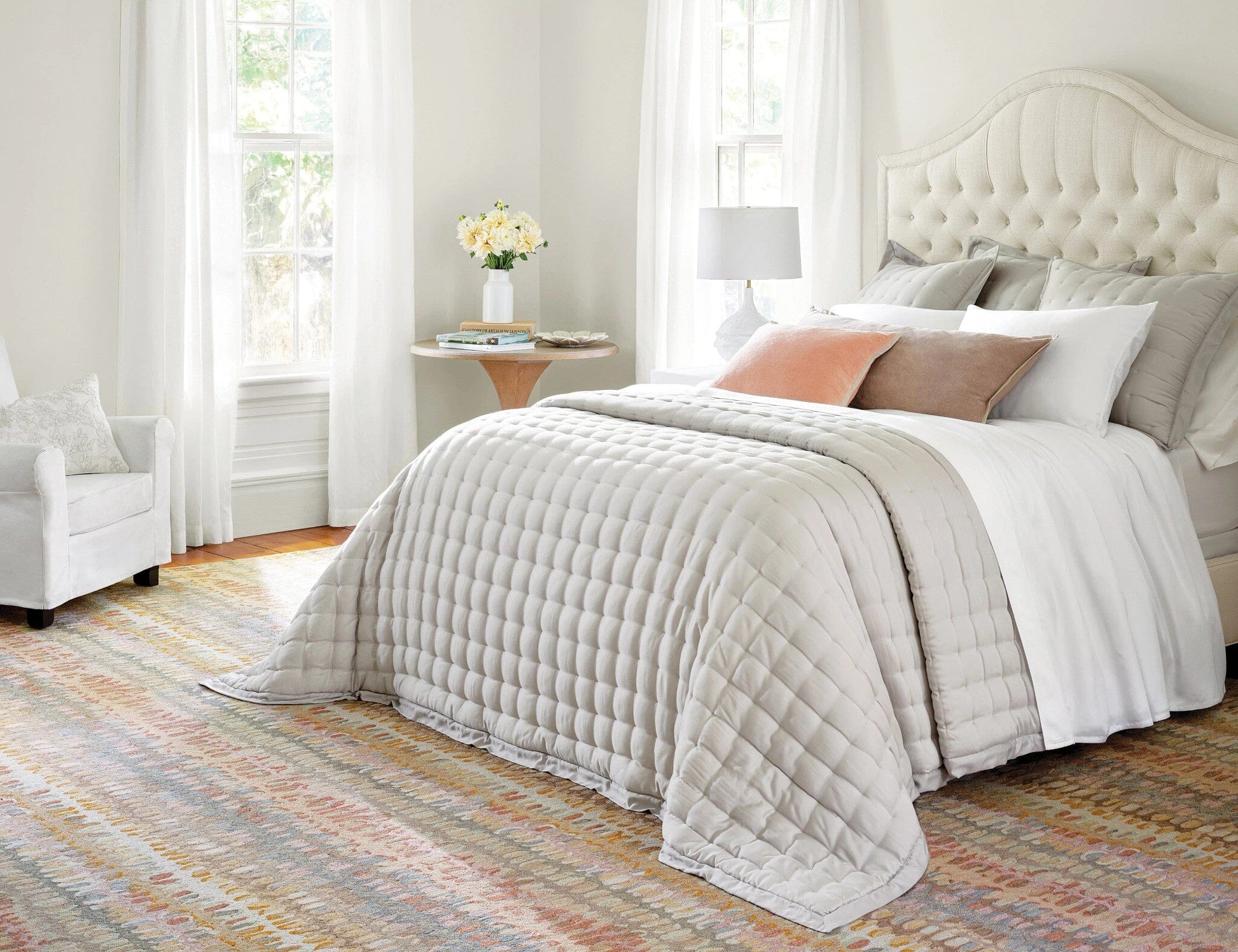 Lush Linen White Curtain Panel Curtain Panel 