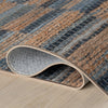 Lynix Coastal Striped Machine Washable Rug - Natural Rugs 