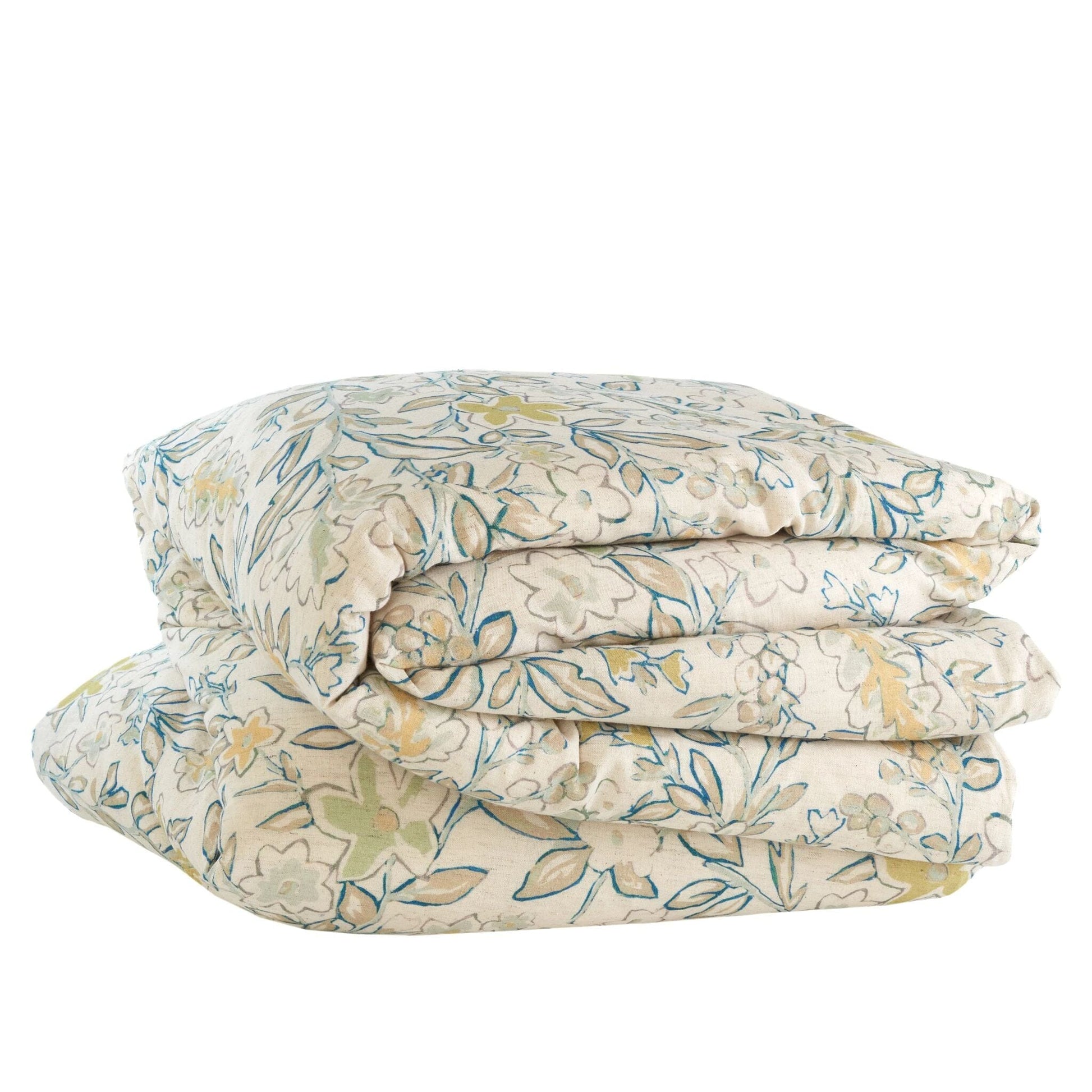 Macie Blue/Green Duvet Cover Duvet Cover 