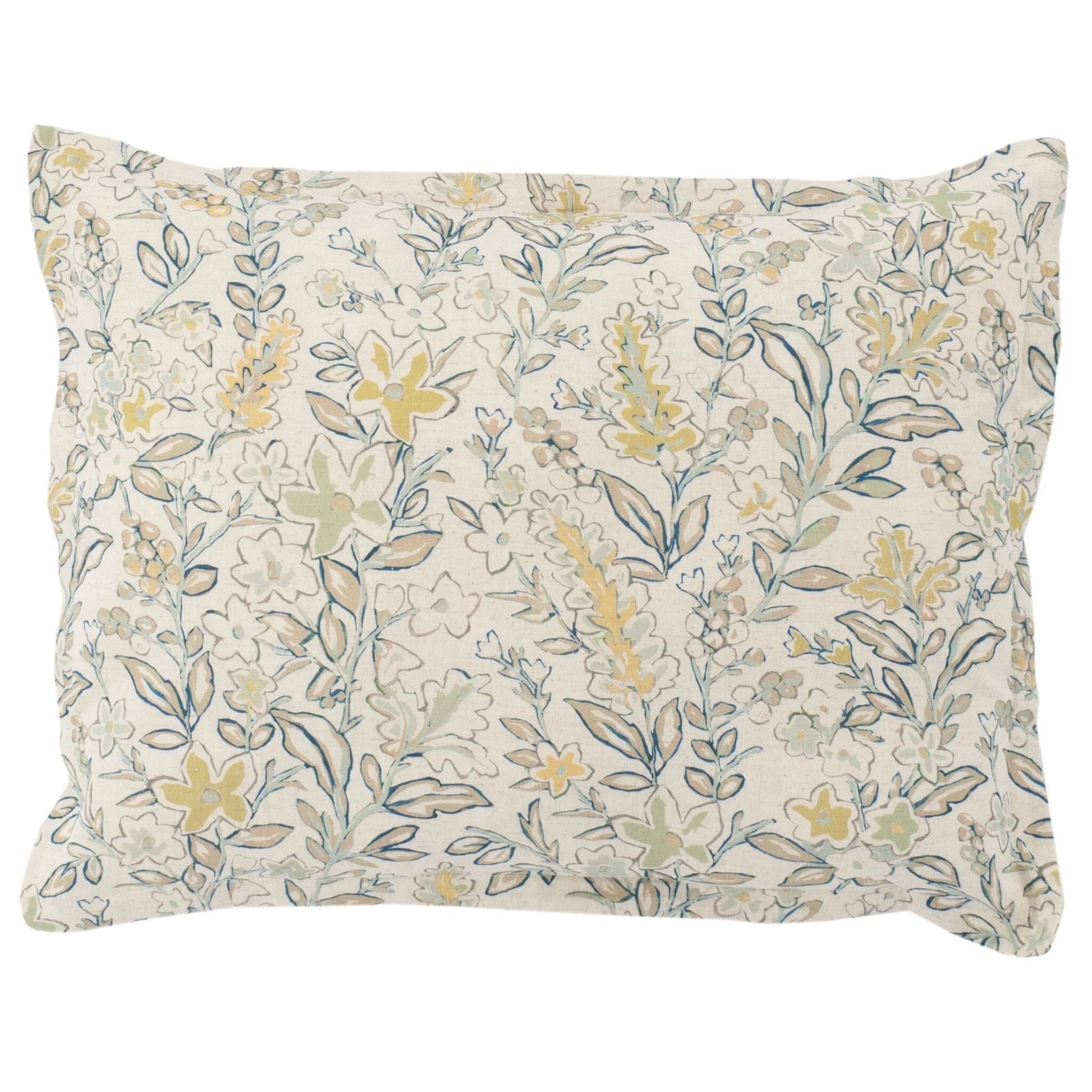 Macie Blue/Green Sham Duvet Sham 