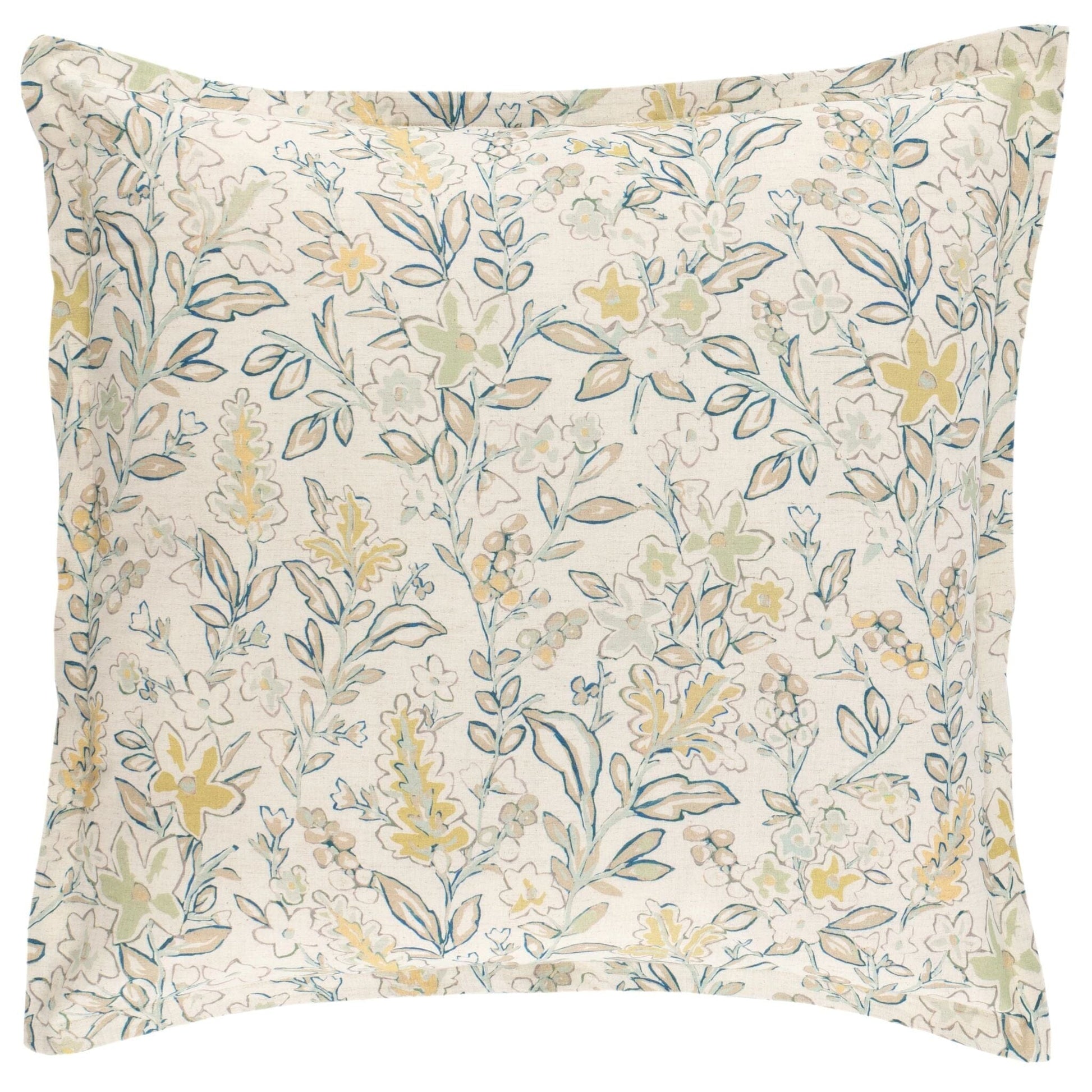 Macie Blue/Green Sham Duvet Sham 