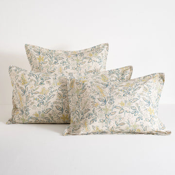 Macie Blue/Green Sham Duvet Sham 