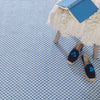 Mainsail French Blue Handwoven Indoor/Outdoor Rug Rugs 